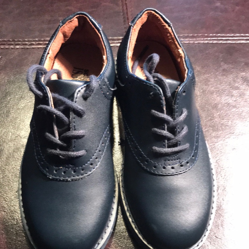 Girls size 10.5 blue Oxford loafers